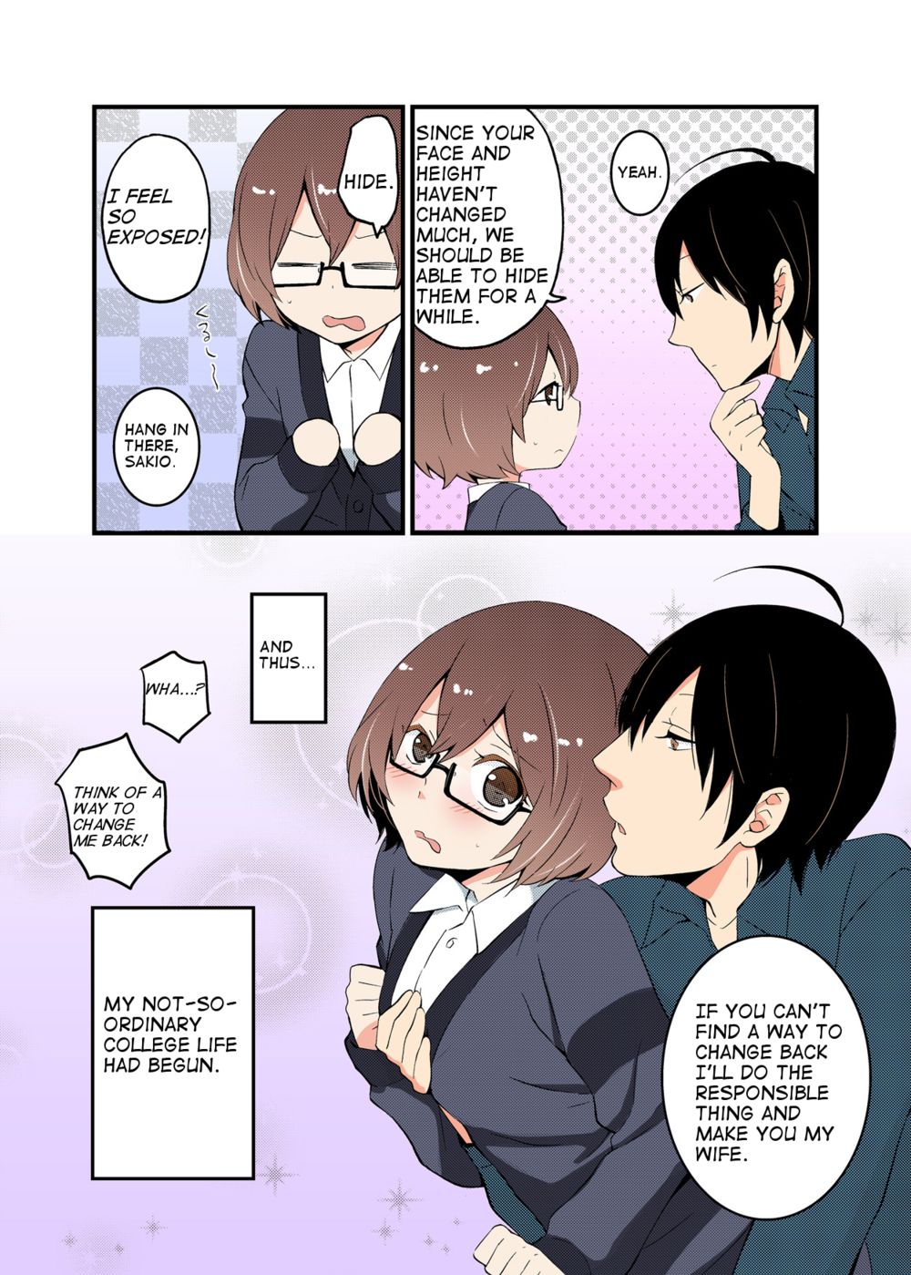 Hentai Manga Comic-Since I've Abruptly Turned Into a Girl, Won't You Fondle My Boobs?-Chapter 3-11